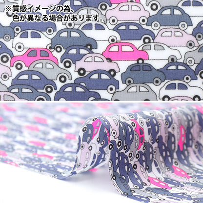 [Aus Menge 5] Stoff "Liberty Neon Color Laminierte Autos Neon RDC32678-J23C" Liberty Japan