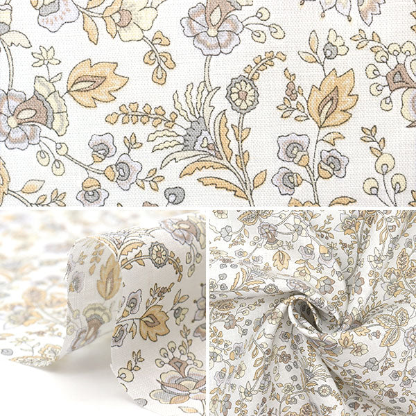 [Aus Menge 5] Stoff "Liberty Fabric Flanders Leinen Kazusa 3633118-J23C" Liberty Japan