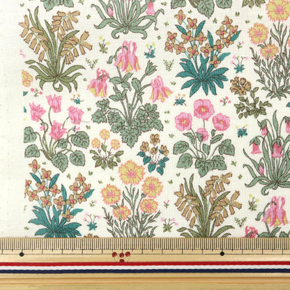 [Aus Menge 5] Stoff "Liberty Fabric Flandern Leinen Columbustadi 3633133-23a" Liberty Japan