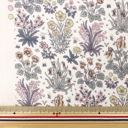 【数量5から】 生地 『リバティ・ファブリックス フランダースリネン コロンブスタディ 3633133-J23A』 リバティジャパン