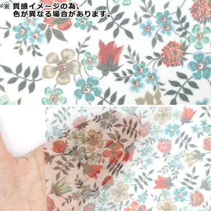 [수량 5에서] 천・원단 "Liberty Fabric Polyester Organdy Edenham 3637071-P" Liberty Japan