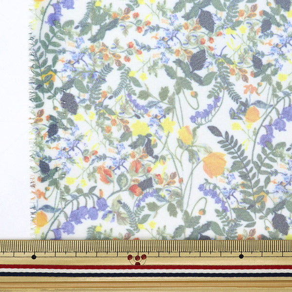 [수량 5에서] 천・원단 "Liberty Fabric Polyester Organdy Heidimedu 3638139-C" Liberty Japan