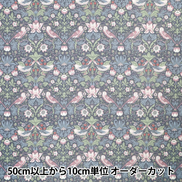 [Quantity starting from 5] Fabric "Liberty Fabrics Polyester Organza Strawberry Thief 3635061-J23F" Liberty Japan