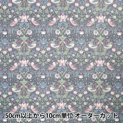 [Quantity starting from 5] Fabric "Liberty Fabrics Polyester Organza Strawberry Thief 3635061-J23F" Liberty Japan