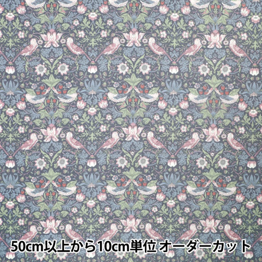 [Quantity starting from 5] Fabric "Liberty Fabrics Polyester Organza Strawberry Thief 3635061-J23F" Liberty Japan