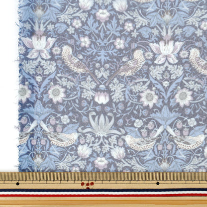 [Quantity starting from 5] Fabric "Liberty Fabrics Polyester Organza Strawberry Thief 3635061-Y" Liberty Japan