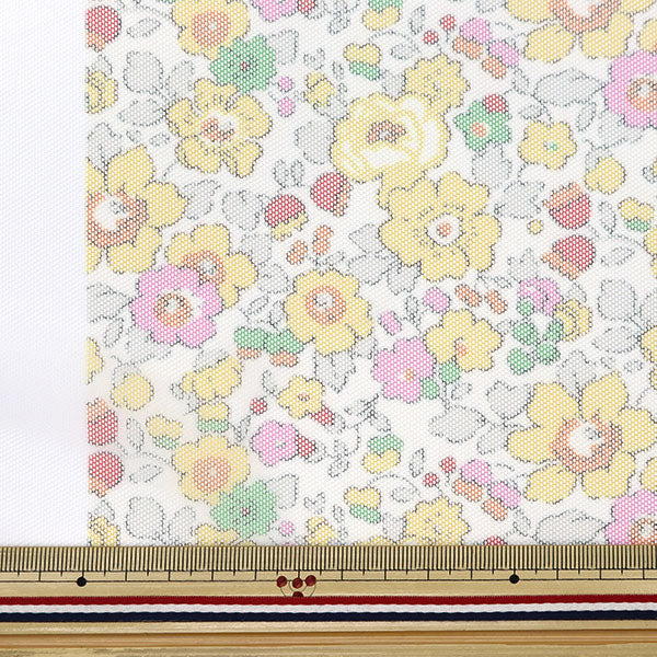 [수량 5에서] 천・원단 "Liberty Fabric Polyester Tulle Vetzy 3332019-LW" Liberty Japan