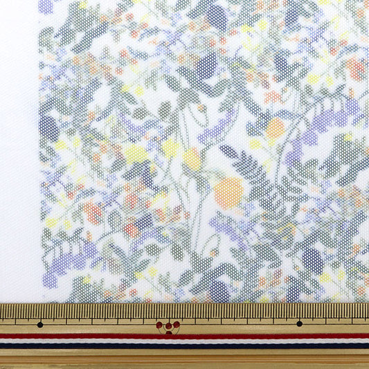 [수량 5에서] 천・원단 "Liberty Fabric Polyester Tulle Heidimedu 3638139-C" Liberty Japan