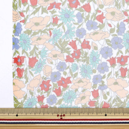 [수량 5에서] 천・원단 "Liberty Fabric Polyester Turu Poppy 및 Daisy 3632104-LA" Liberty Japan