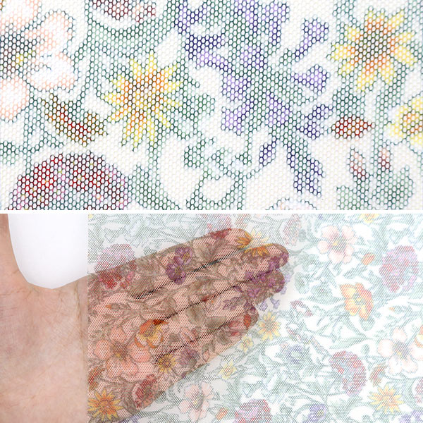 [수량 5에서] 천・원단 "Liberty Fabric Polyester Tulle Rachel Medu 2349022-X" Liberty Japan