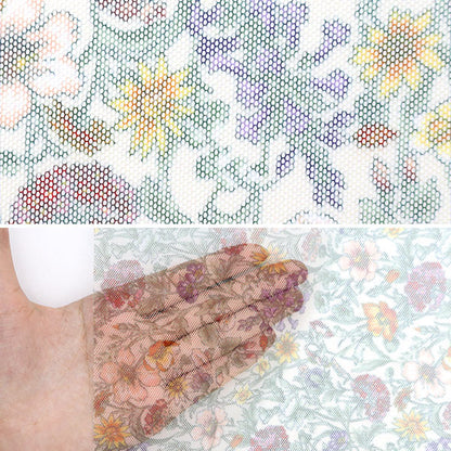 [수량 5에서] 천・원단 "Liberty Fabric Polyester Tulle Rachel Medu 2349022-X" Liberty Japan