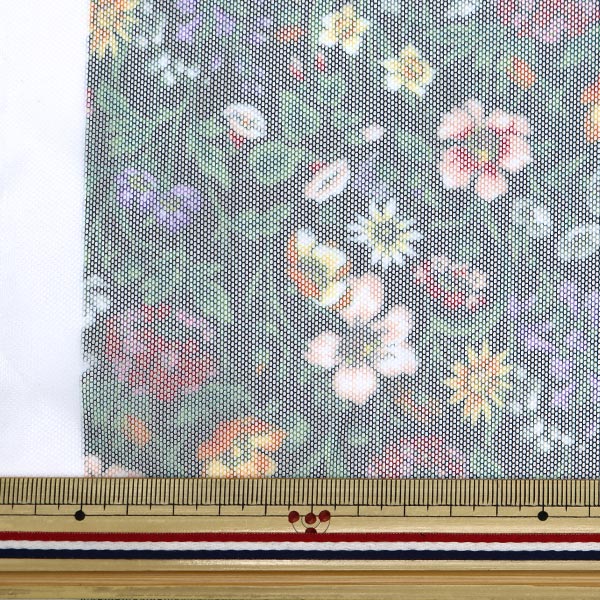 [수량 5에서] 천・원단 "Liberty Fabric Polyester Tulle Rachel Medu 2349022-Z" Liberty Japan