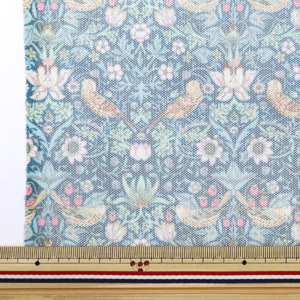 [From quantity 5] Fabric "Liberty Fabric Polyester Tulle Strawberry Thief 3635061-Z" Liberty Japan