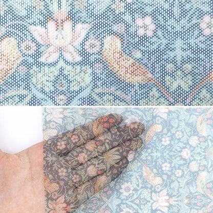 [From quantity 5] Fabric "Liberty Fabric Polyester Tulle Strawberry Thief 3635061-Z" Liberty Japan