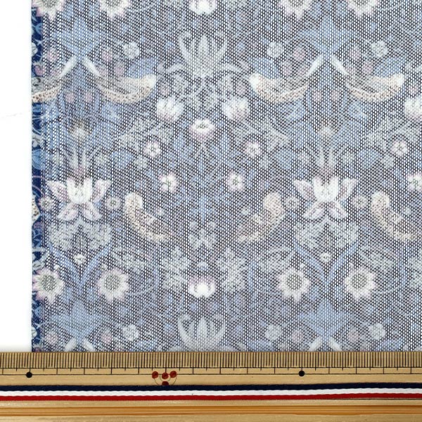 [Quantity starting from 5] Fabric "Liberty Fabrics Polyester Tulle Strawberry Thief 3635061-Y" Liberty Japan