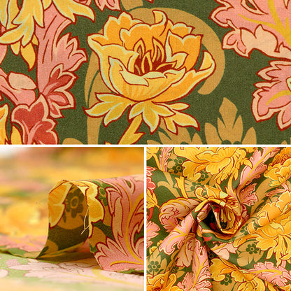 [From quantity 5] Fabric "Liberty Fabric Tana lawn Ash Bee Poppy 363J6821-A" Liberty Japan