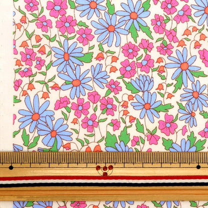 [Dalla quantità 5] Tessuto "Tessuto di libertà tana de pelouse Patricia Word DC32598-A" Liberty Japan