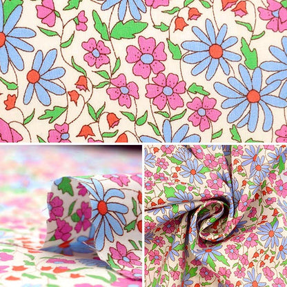 [Dalla quantità 5] Tessuto "Tessuto di libertà tana de pelouse Patricia Word DC32598-A" Liberty Japan