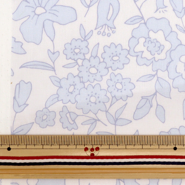 [De la quantité 5] Tissu "Tissu de la liberté Pelouse Tana Emburme dc32594-a" Liberty Japan