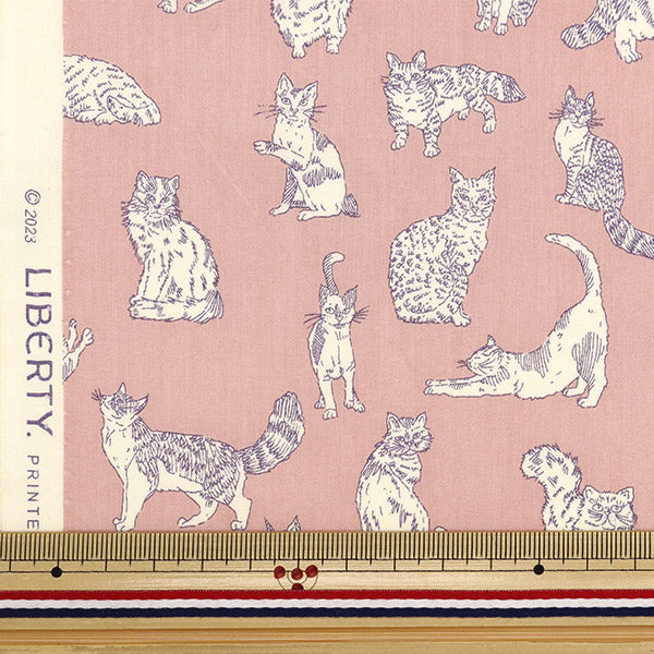 [Dalla quantità 5] Tessuto "Tessuto di libertà tana de pelouse Myoou DC32576-A" Liberty Japan