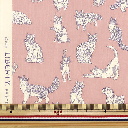 [Dalla quantità 5] Tessuto "Tessuto di libertà tana de pelouse Myoou DC32576-A" Liberty Japan