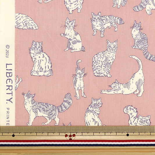 [Dalla quantità 5] Tessuto "Tessuto di libertà tana de pelouse Myoou DC32576-A" Liberty Japan