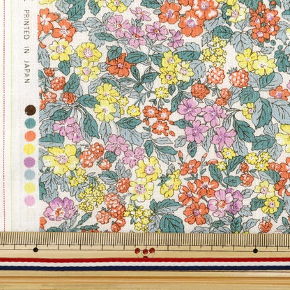 [Aus Menge 5] Stoff "Liberty Fabric Flanders Leinen Hedgeilulumble 3634106-24b" Liberty Japan