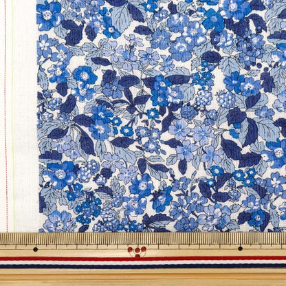 [Из количества 5] Ткань "Liberty Fabric Flanders Linen Hegeneylou Mub 3634106-J24F" Liberty Japan