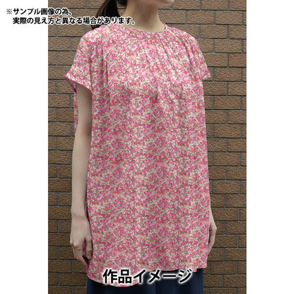 [来自数量5] 织物 “ Liberty Fabrager Flanders亚麻rart紫罗兰3634133-J24A" Liberty Japan