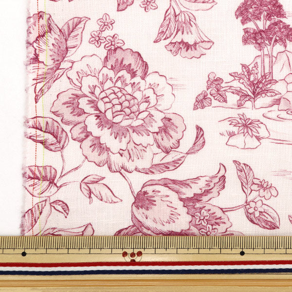 [Aus Menge 5] Stoff "Liberty Fabric Flanders Leinen Delft Lulf Goon 3634135-J24A" Liberty Japan