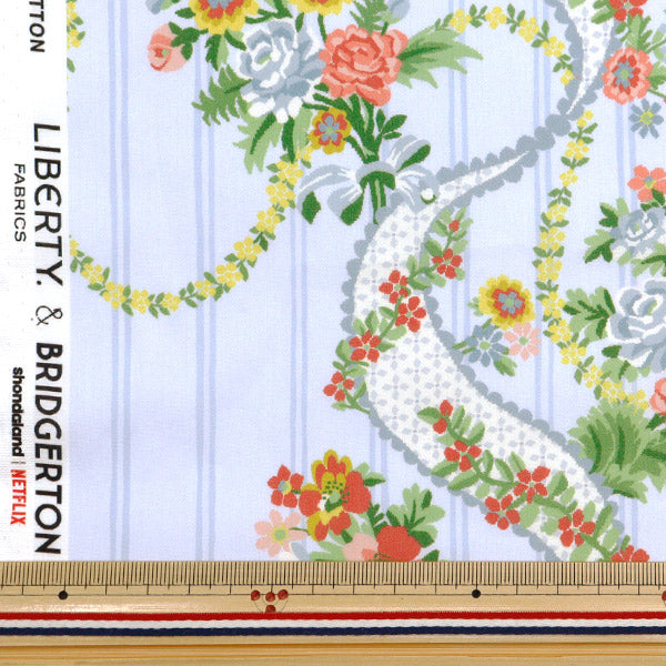[From quantity 5] Fabric "Liberty Fabric Tana lawn RibbonCascade 36374404-B" Liberty Japan