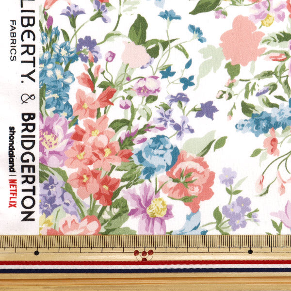 [Dalla quantità 5] Tessuto "Tessuto di libertà tana de pelouse Bouquet Parade 36374406-A" Liberty Japan
