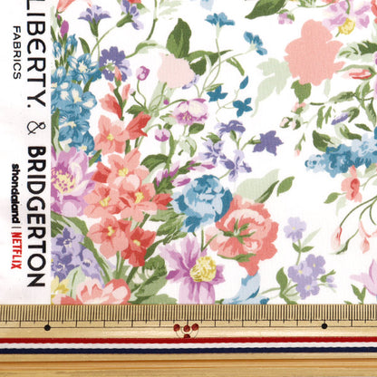 [Dalla quantità 5] Tessuto "Tessuto di libertà tana de pelouse Bouquet Parade 36374406-A" Liberty Japan