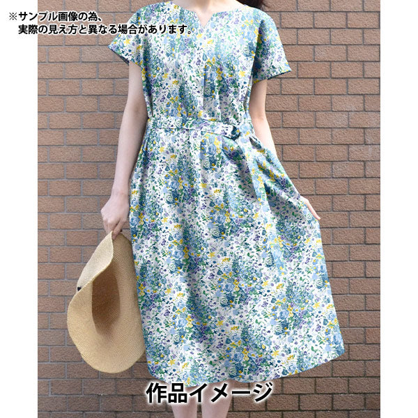 [De la cantidad 5] Tela "Liberty Fabric Césped Tana Desfile de ramo 36374406-B" Liberty Japan