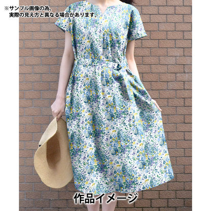 [De la cantidad 5] Tela "Liberty Fabric Césped Tana Desfile de ramo 36374406-B" Liberty Japan