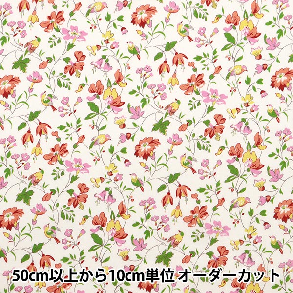 [De la quantité 5] Tissu "Liberty tissu bioPelouse Tana IVetaz Garden 157J913-24AU" Liberty Japan