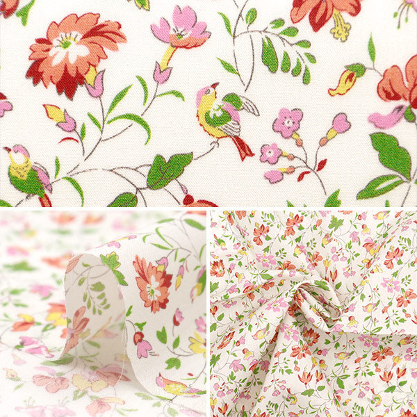 [De la quantité 5] Tissu "Liberty tissu bioPelouse Tana IVetaz Garden 157J913-24AU" Liberty Japan