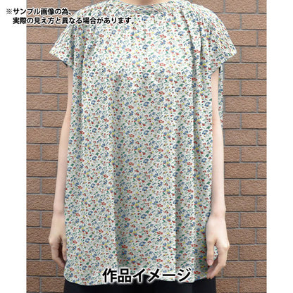 [De la quantité 5] Tissu "Liberty tissu bioPelouse Tana IVetaz Garden 157J913-24DU" Liberty Japan