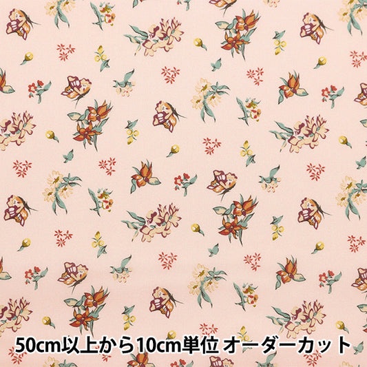 [De la quantité 5] Tissu "Liberty tissu bioPelouse Tana Lily Butterfly 157J914-24BU" Liberty Japan