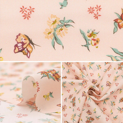 [De la quantité 5] Tissu "Liberty tissu bioPelouse Tana Lily Butterfly 157J914-24BU" Liberty Japan