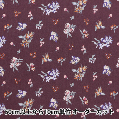 [De la quantité 5] Tissu "Liberty tissu bioPelouse Tana Lily Butterfly 157J914-24cu" Liberty Japan