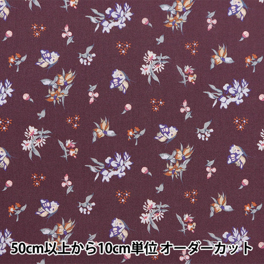 [De la quantité 5] Tissu "Liberty tissu bioPelouse Tana Lily Butterfly 157J914-24cu" Liberty Japan