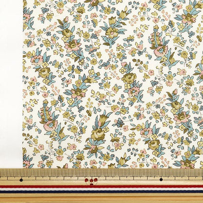 [De la quantité 5] Tissu "Liberty tissu bioPelouse Tana Cryta Bell Rose 157J915-24BU" Liberty Japan