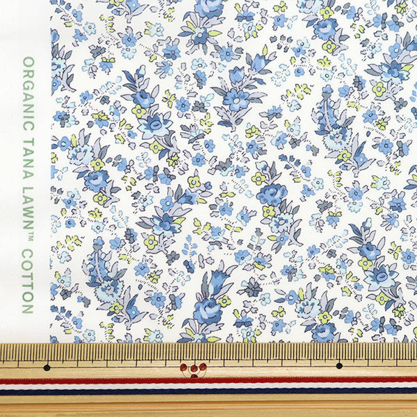 [De la quantité 5] Tissu "Liberty tissu bioPelouse Tana Cryta Bell Rose 157J915-24cu" Liberty Japan