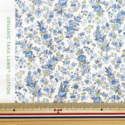 [De la quantité 5] Tissu "Liberty tissu bioPelouse Tana Cryta Bell Rose 157J915-24cu" Liberty Japan