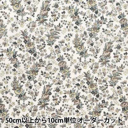 [De la quantité 5] Tissu "Liberty tissu bioPelouse Tana Cryta Bell Rose 157J915-24DU" Liberty Japan