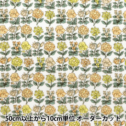 [From quantity 5] Fabric "Liberty Fabric OrganicTana lawn Davaria Flowers 157J916-24BU" Liberty Japan