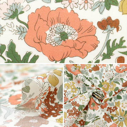 [De la quantité 5] Tissu "Liberty tissu bioPelouse Tana Daisy Morricia 157J917-24AU" Liberty Japan