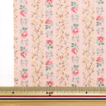 [De la quantité 5] Tissu "Liberty tissu bioPelouse Tana EVIST MRIPE 157J919-24BU" Liberty Japan