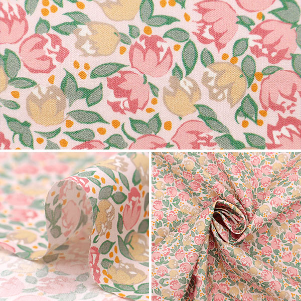 [De la cantidad 5] Tela "Liberty Fabric OrganicCésped Tana Dotty Lotti 157J920-24au" Liberty Japan